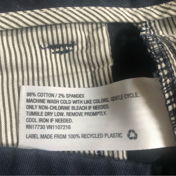 Men’s Goodfellow navy blue slim fit Hennepin chinos. Size 36Wx32L - Picture 5 of 5